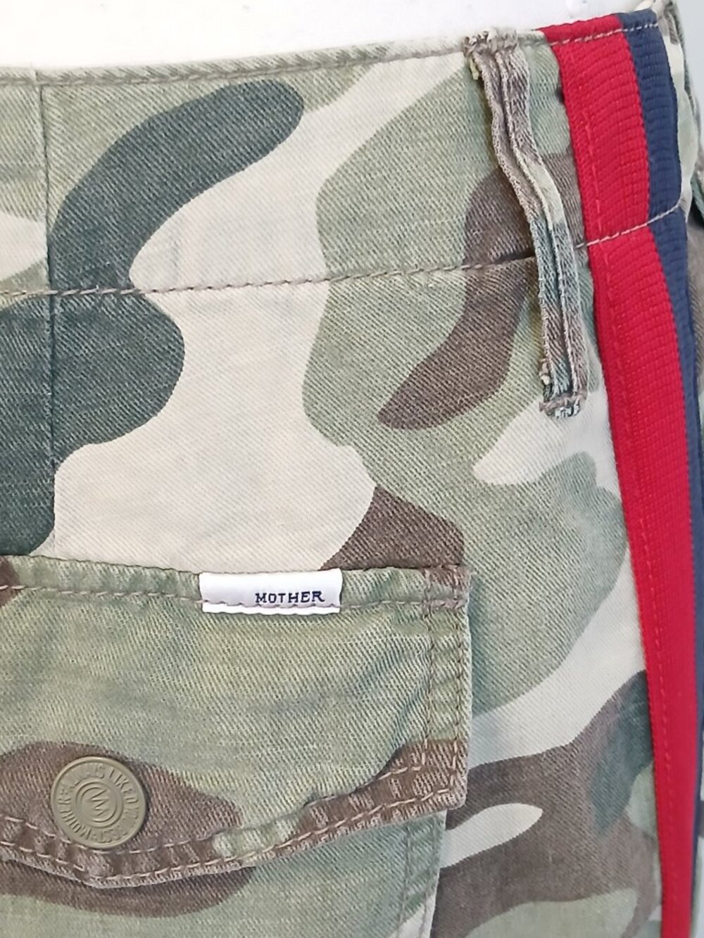 *New* Mother The No Zip MIsfit Camo Jogger Pants Girl, Boy, Etc. Size 25 - Picture 5 of 10